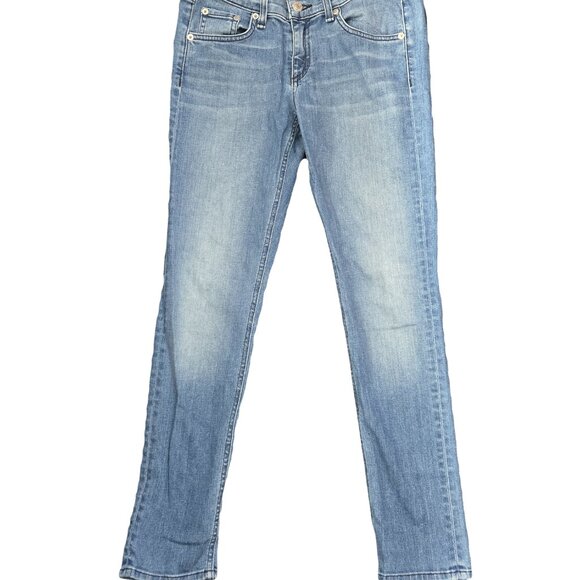 RAG & BONE Light Wash  Skinny Capris 26 - Picture 2 of 6